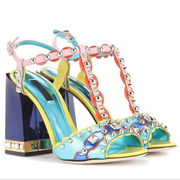 Spring Multi Color luxury Sandals