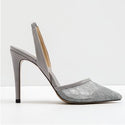 Sexy Pointed Toe Lace High Heel Pumps