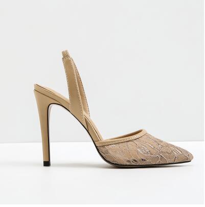 Sexy Pointed Toe Lace High Heel Pumps