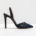 Sexy Pointed Toe Lace High Heel Pumps