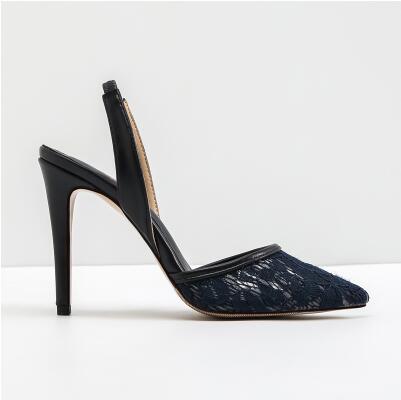 Sexy Pointed Toe Lace High Heel Pumps