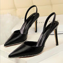 Sling Back Sandals with Pointed Toe