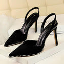 Sling Back Sandals with Pointed Toe