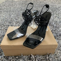 Yellow Sexy Strap Sandals