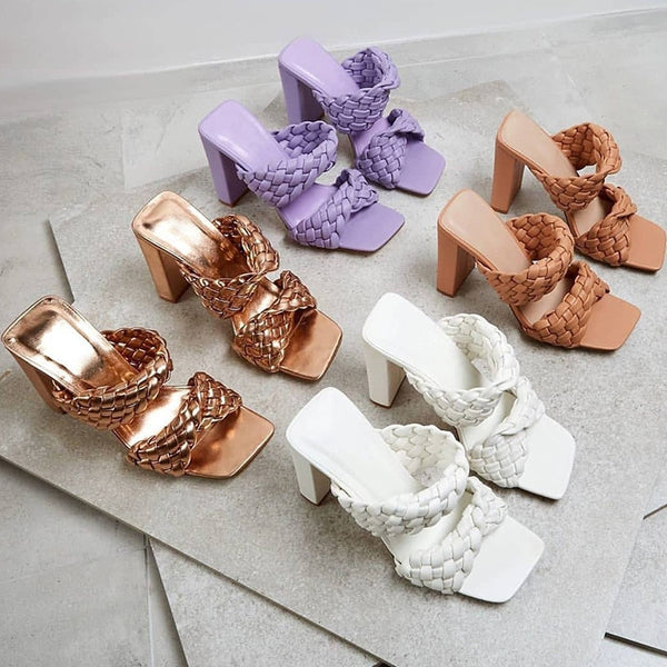 Designer Inspired Weave Sandals