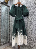 Lovely Cotton Vintage Embroidery Dress