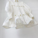Gedivoen Elegant White Ladies Dress