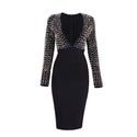 Long Sleeve Bodycon Bandage Dress