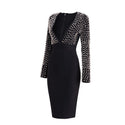 Long Sleeve Bodycon Bandage Dress