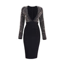 Long Sleeve Bodycon Bandage Dress