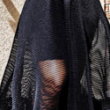 Black Summer Sheer 3 Piece Sexy Maxi Dress