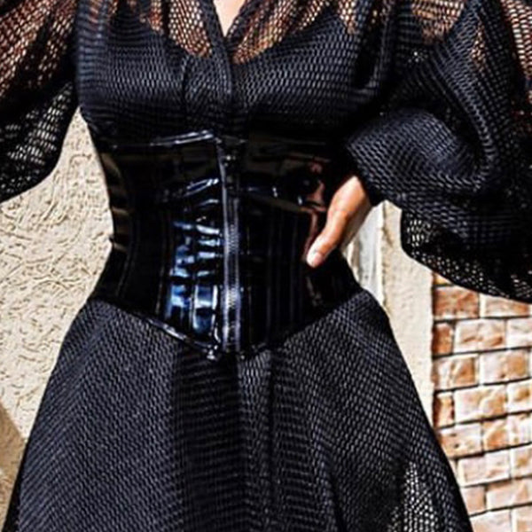 Black Summer Sheer 3 Piece Sexy Maxi Dress