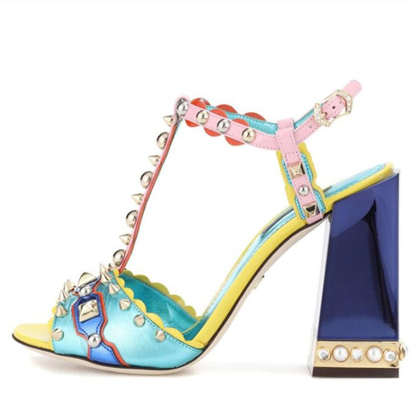 Spring Multi Color luxury Sandals