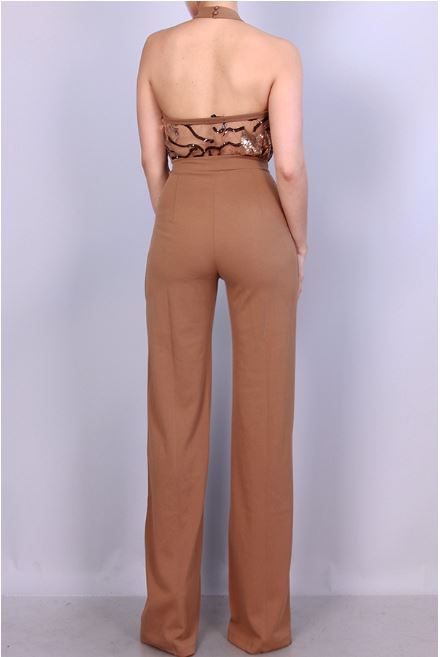 Sequin and Mesh Jumpsuits